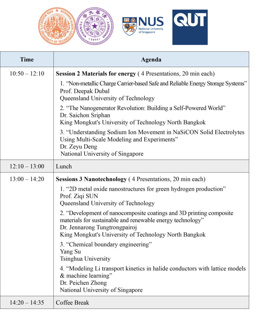Workshop on Advanced Materials - สถาบันนวัตกรรมเทคโนโลยีไทย-ฝรั่งเศส